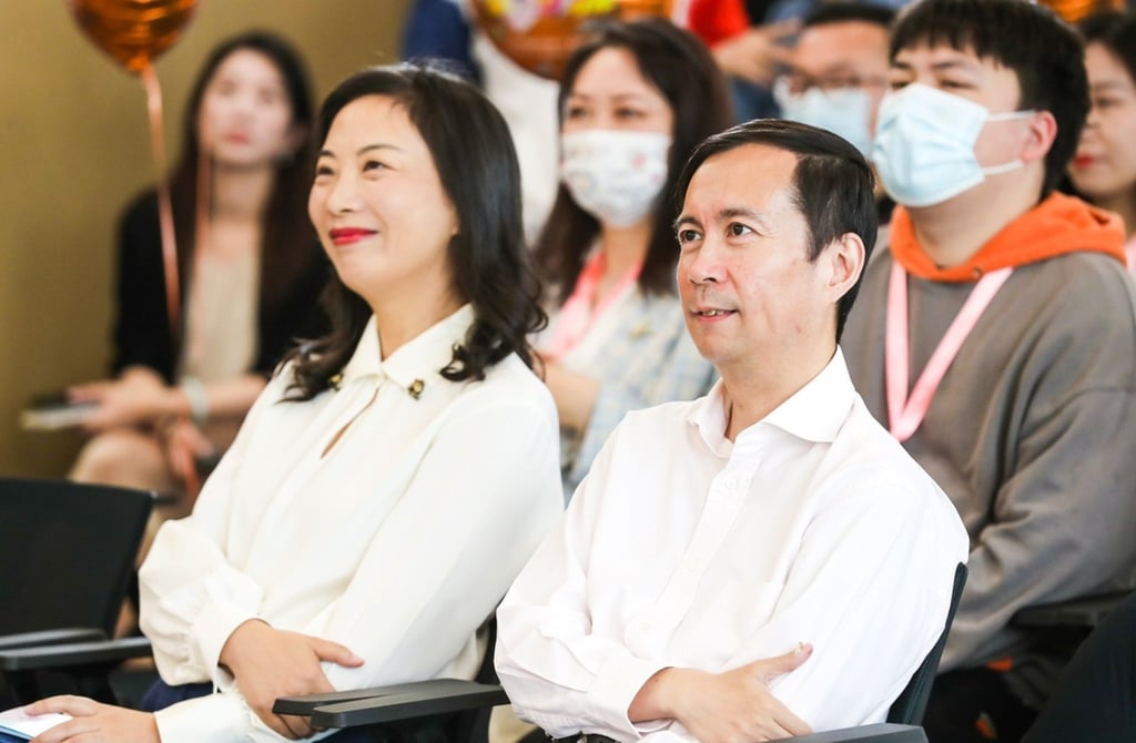 Alibaba CEO Daniel Zhang Yong seen during AliDay in May. Photo: Weibo Alibaba CEO Daniel Zhang Yong seen during AliDay in May. Photo: Weibo