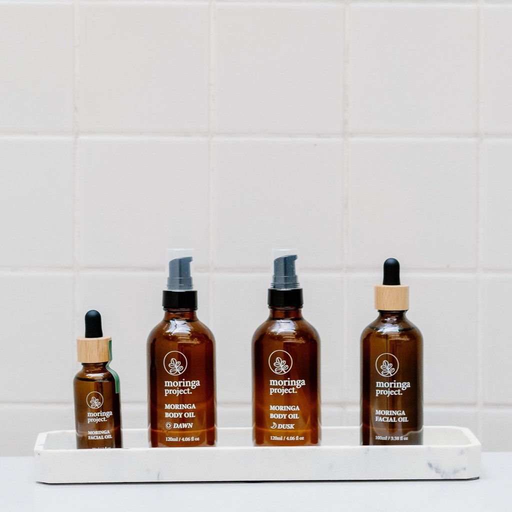 Moringa is one of the most nutrient-dense plants in the world and its oil is packed with antioxidants, vitamins, amino fatty acids and minerals that help restore luminosity to the skin. Photo: Handout