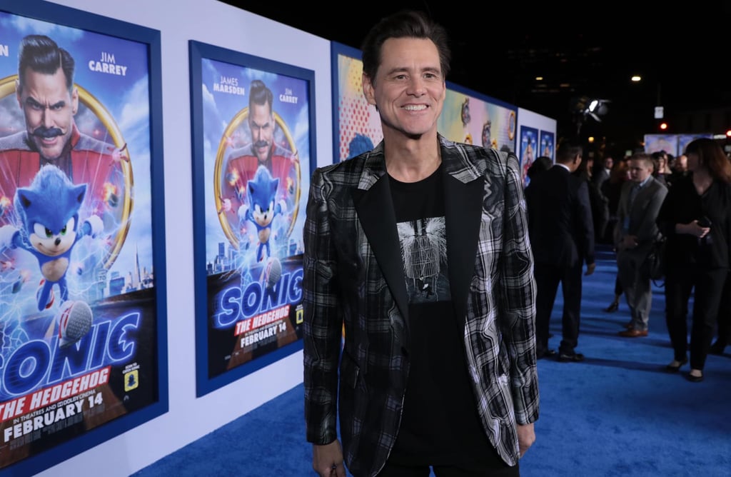 Actor Jim Carrey at the Sonic the Hedgehog film premiere. Photo: Facebook