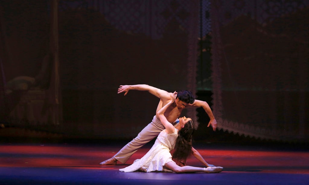 Dancers Herman Cornejo (left) and Cassandra Trenary during a dress rehearsal for “Like Water for Chocolate”. Photo: AP Dancers Herman Cornejo (left) and Cassandra Trenary during a dress rehearsal for “Like Water for Chocolate”. Photo: AP