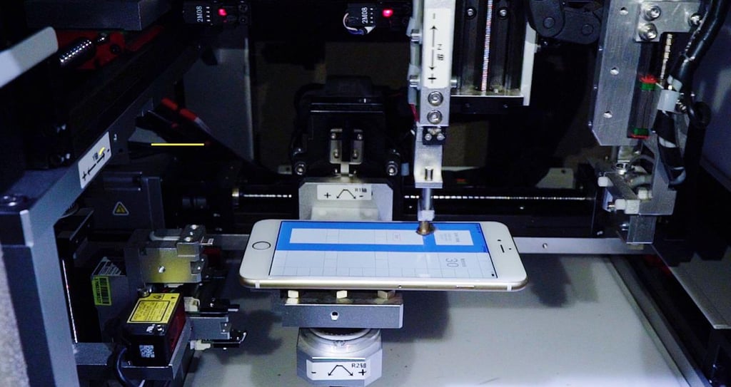 ATRenew uses automated quality inspection technologies in its facilities to evaluate pre-owned electronics. Photo: Handout