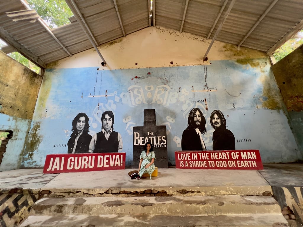 Neeti Mehra at the Beatles ashram – a place for practising spirituality – in Rishikesh. Photo: Neeti Mehra
