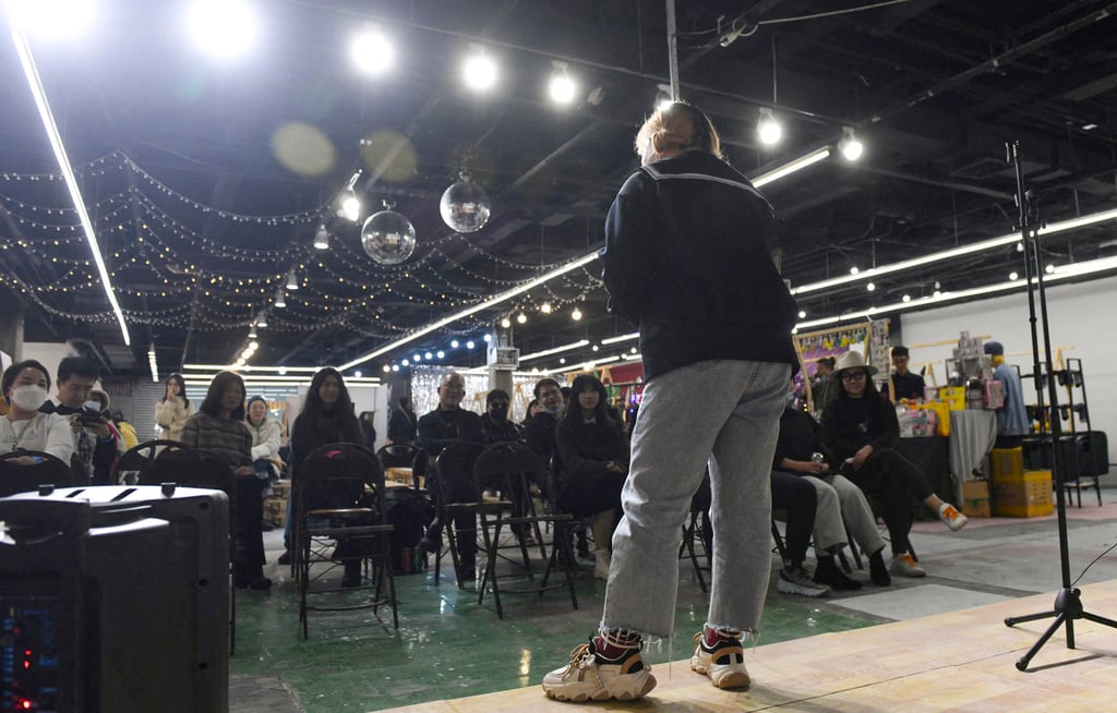 China’s comedy scene has grown in popularity in recent years. Photo: AFP China’s comedy scene has grown in popularity in recent years. Photo: AFP