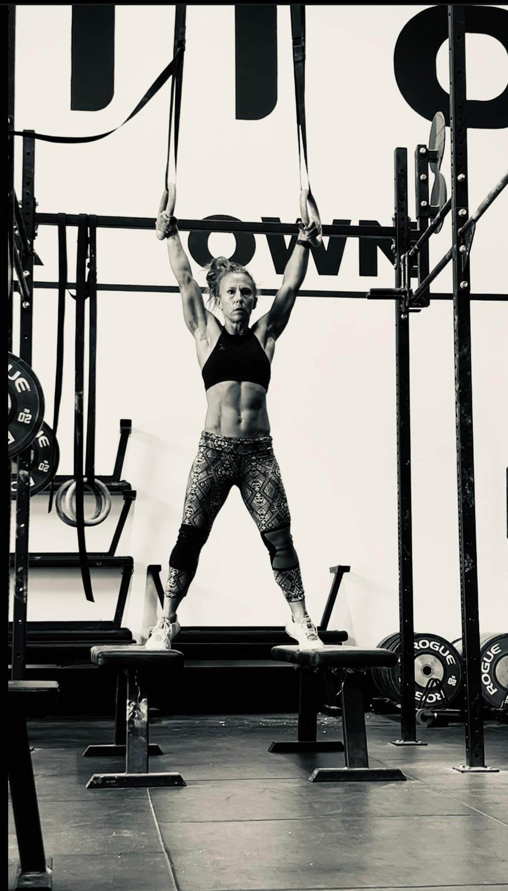 Leigh Coates trained in the Middle East last year. Photo: CrossFit Games
