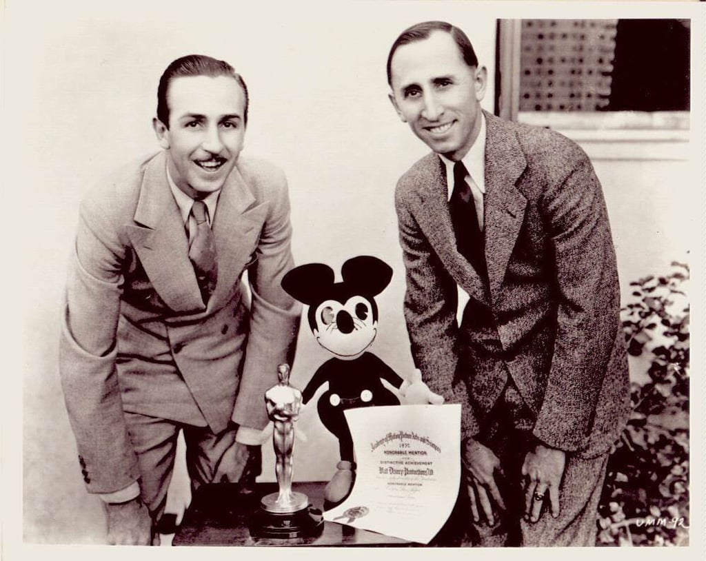 Walt and Roy O. Disney. Photo: @roy.disney/Instagram Walt and Roy O. Disney. Photo: @roy.disney/Instagram