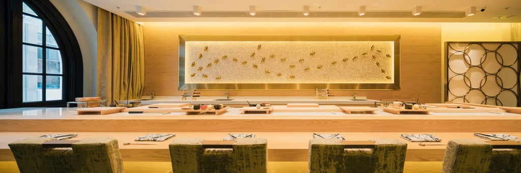 The interior of Sushi Zo, in Hong Kong’s Central neighbourhood. Photo: Sushi Zo