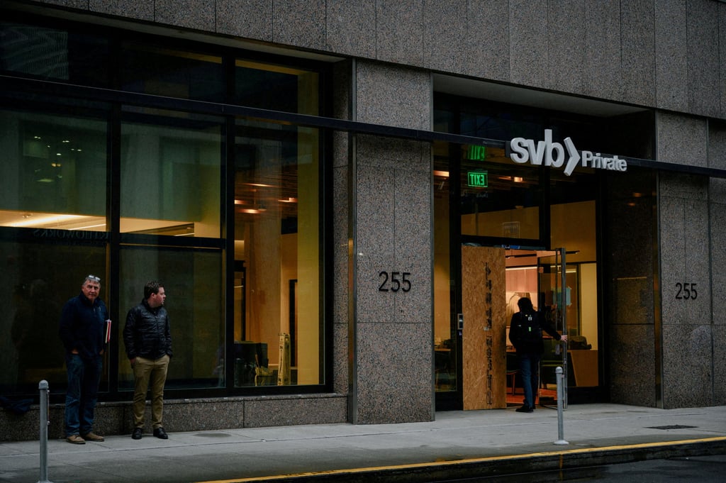 Silicon Valley Bank was among the three banks that failed earlier this year. Photo: Reuters Silicon Valley Bank was among the three banks that failed earlier this year. Photo: Reuters