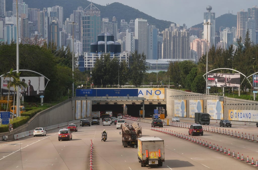 Traffic at the Western Harbour Tunnel during morning rush hour. Photo: Elson Li Traffic at the Western Harbour Tunnel during morning rush hour. Photo: Elson Li