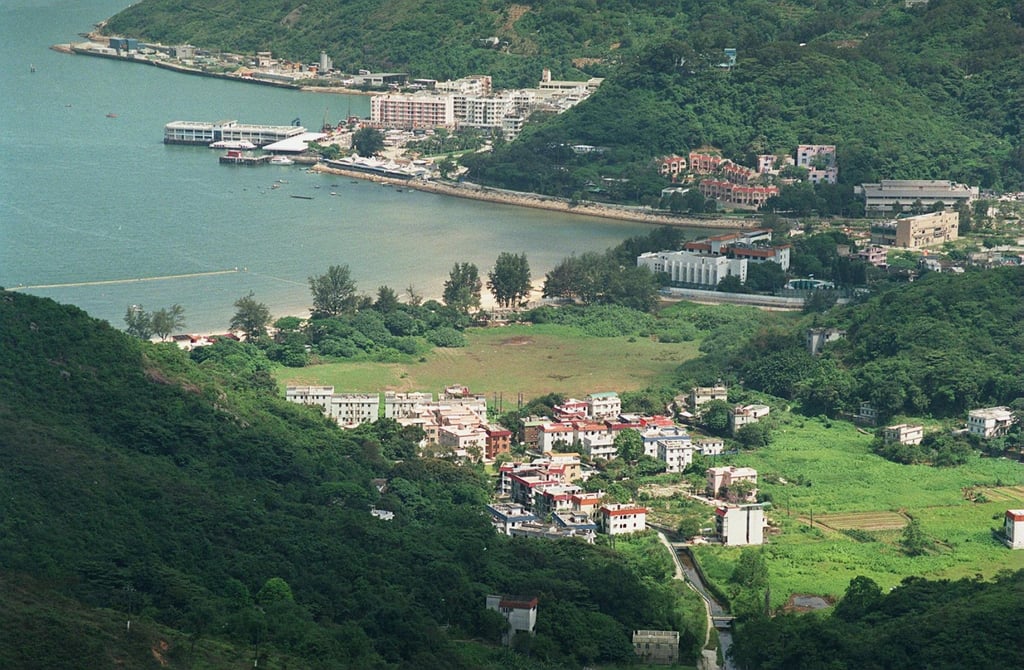 Mui Wo seen from the hills above Silvermine Bay Beach. Photo: SCMP