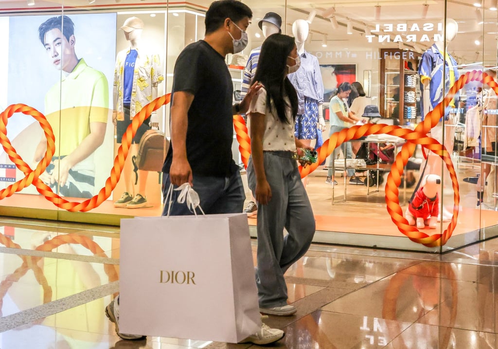 A shopping centre in Tsim Sha Tsui. Hong Kong’s core shopping districts have seen a flurry of leasing deals following the return of mainland Chinese tourists. Photo: May Tse