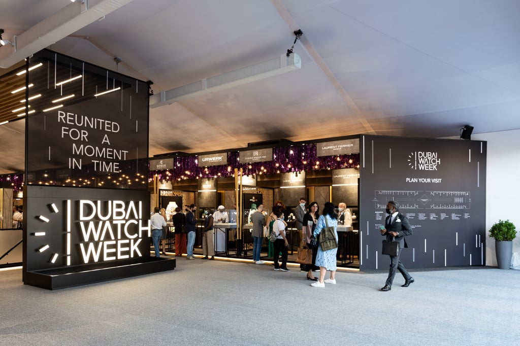 Dubai Watch Week’s last physical fair was in 2021. Photo: Handout Dubai Watch Week’s last physical fair was in 2021. Photo: Handout