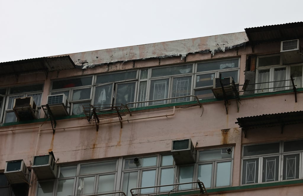 The structure on the rooftop was about four to five metres long. Photo: Dickson Lee
