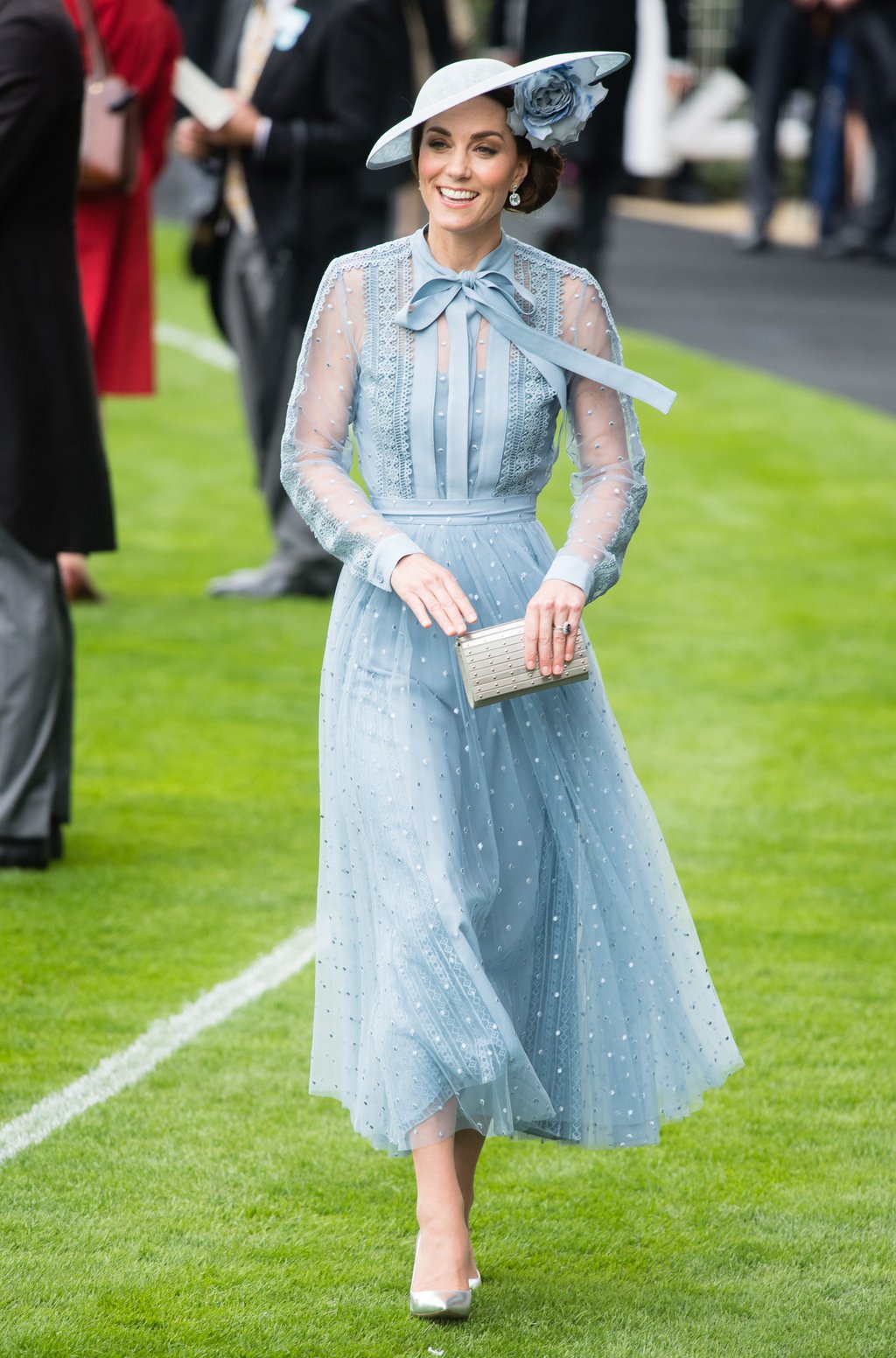 5 times Kate Middleton rocked regal fashion at Royal Ascot the Princess of Wales s best looks starring designer dresses by Dolce Gabbana and Alexander McQueen and Queen Elizabeth s earrings