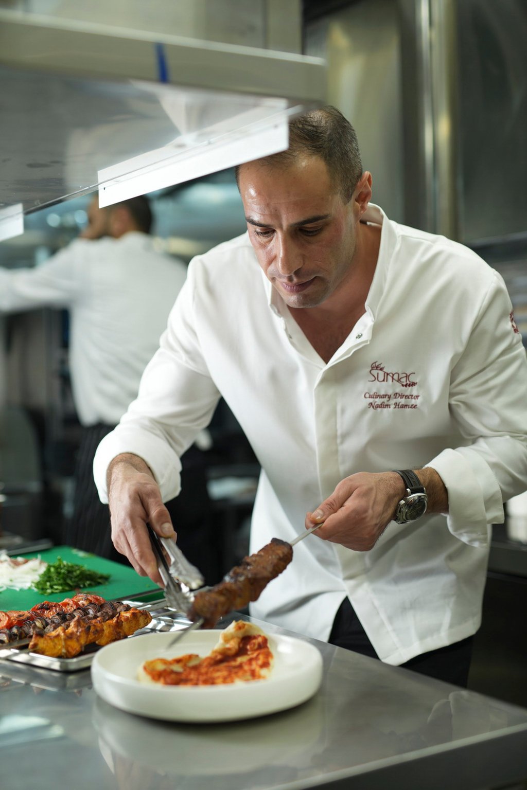 Hamze at work in Sumac’s kitchen. Photo: Sumac Hamze at work in Sumac’s kitchen. Photo: Sumac