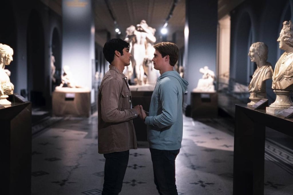 Prime Video’s queer romcom Red, White & Royal Blue, is based on Casey McQuiston’s bestselling novel of the same name. Photo: @taylorzakharperez/Instagram