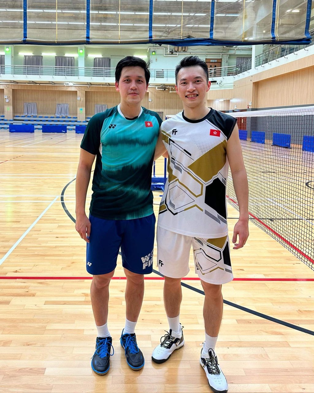 Angus Ng (right) has thanked Vincent Wong for helping the men’s team as caretaker coach. Photo: Handout Angus Ng (right) has thanked Vincent Wong for helping the men’s team as caretaker coach. Photo: Handout