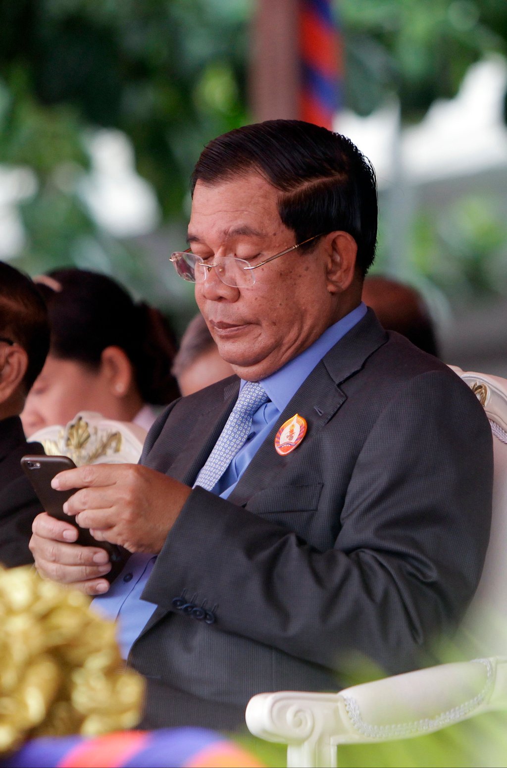Cambodia’s Prime Minister Hun Sen was a devoted and active user of Facebook, but says he will no longer upload to the platform and instead depend on the Telegram app for getting his message across. Photo: AP Cambodia’s Prime Minister Hun Sen was a devoted and active user of Facebook, but says he will no longer upload to the platform and instead depend on the Telegram app for getting his message across. Photo: AP