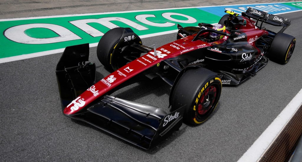 Zhou Guanyu is in his second season in Formula One with the Alfa Romeo team. Photo: AFP Zhou Guanyu is in his second season in Formula One with the Alfa Romeo team. Photo: AFP