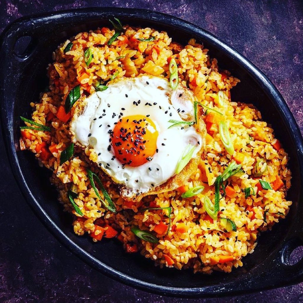 Judy Joo’s kimchi fried rice. Photo: Instagram/@judyjoochef Judy Joo’s kimchi fried rice. Photo: Instagram/@judyjoochef