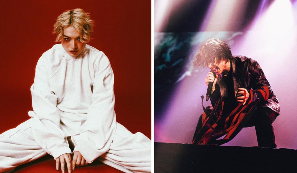 Jer Lau in the MV for his latest single “JM Single 9” (left) and performing the song “A Madman’s Diary” (right). Photo: @jeremylaous/Instagram Jer Lau in the MV for his latest single “JM Single 9” (left) and performing the song “A Madman’s Diary” (right). Photo: @jeremylaous/Instagram