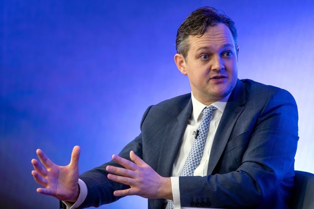 London Metal Exchange’s CEO Matthew Chamberlain spoke during the LME Asia Metals seminar in Hong Kong on May 16, 2023. Photo: Bloomberg London Metal Exchange’s CEO Matthew Chamberlain spoke during the LME Asia Metals seminar in Hong Kong on May 16, 2023. Photo: Bloomberg