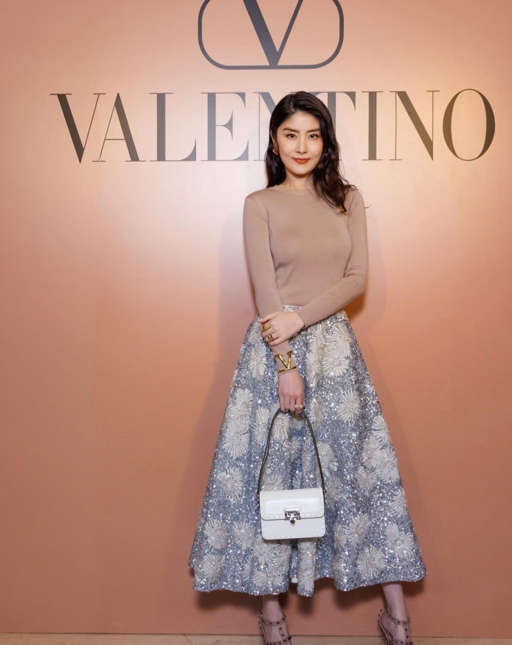 Kelly Chen at a Valentino event. Photo: @kellychenwailam/Instagram