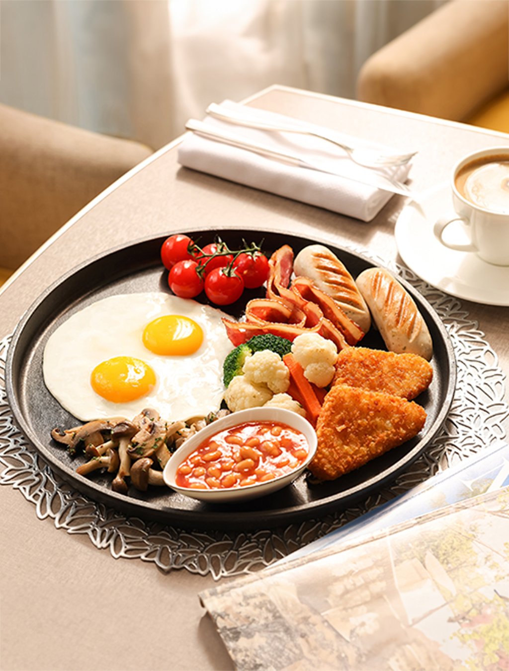 Start your day right with freshly prepared Mandarin Breakfast at Lobby Lounge. Photo: Handout