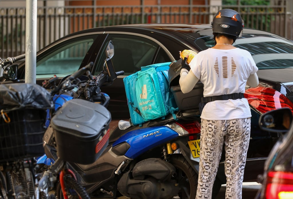 Food delivery riders are seen on the street in Beijing. The National Development and Reform Commission has made it clear that the platform economy is seen as critical to China’s overall economic development. Photo: Dickson Lee