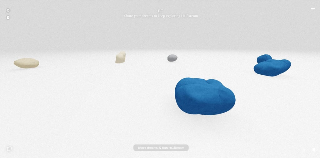 A screenshot from HalfDream.org, the website founded by Chan that collects people’s dreams. Photo: Doreen Chan A screenshot from HalfDream.org, the website founded by Chan that collects people’s dreams. Photo: Doreen Chan