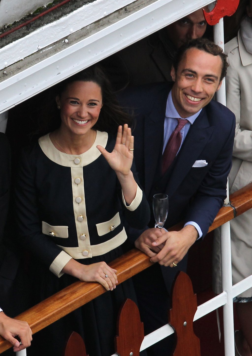 Kate Middleton’s younger siblings Pippa and James. Photo: Getty Images Kate Middleton’s younger siblings Pippa and James. Photo: Getty Images
