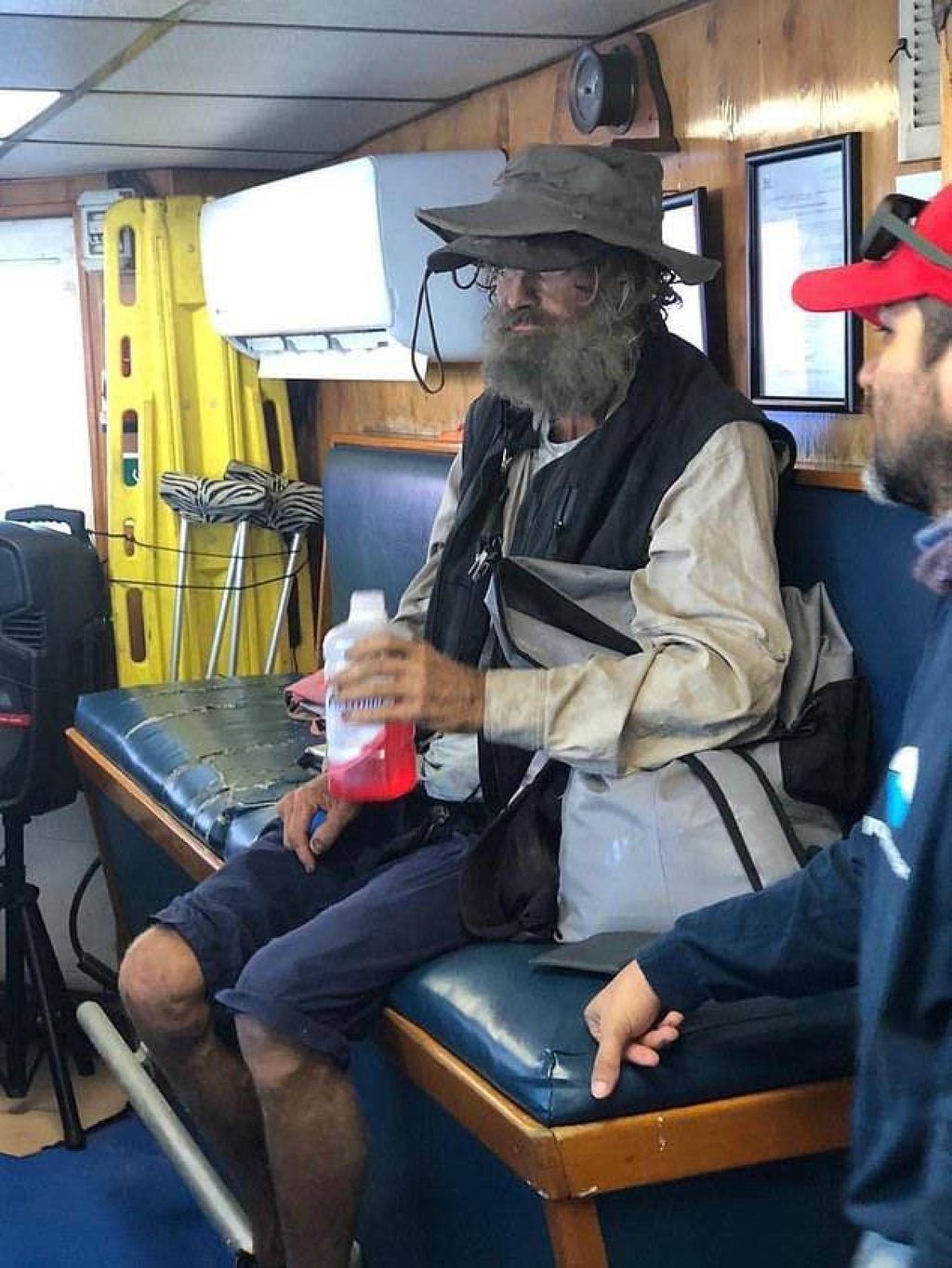 Tim Shaddock and his dog Bella survived two months at sea by eating raw fish and drinking rainwater, reports Australian TV channel 9News. Photo: SCMPOST