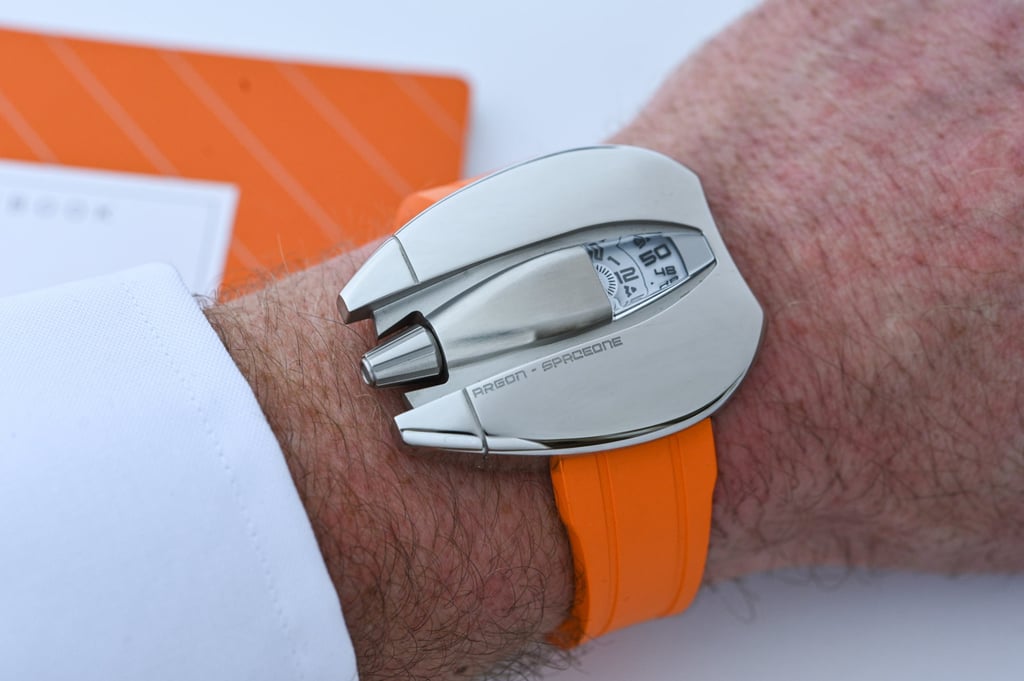 5 best futuristic spaceship inspired watches of tomorrow from Kickstarter funded Argon SpaceOne and MB F s HM8 Mark 2 to Urwerk s UR 112 a brand loved by Michael Jordan and Robert Downey Jr South Chin...