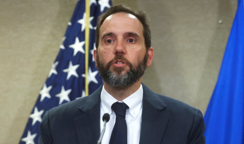 US Special Counsel Jack Smith delivering a statement on June 9 after an indictment of former US president Donald Trump was issued on 37 federal charges of unauthorised retention of classified documents and conspiracy to obstruct justice. Photo: Reuters US Special Counsel Jack Smith delivering a statement on June 9 after an indictment of former US president Donald Trump was issued on 37 federal charges of unauthorised retention of classified documents and conspiracy to obstruct justice. Photo: Reuters