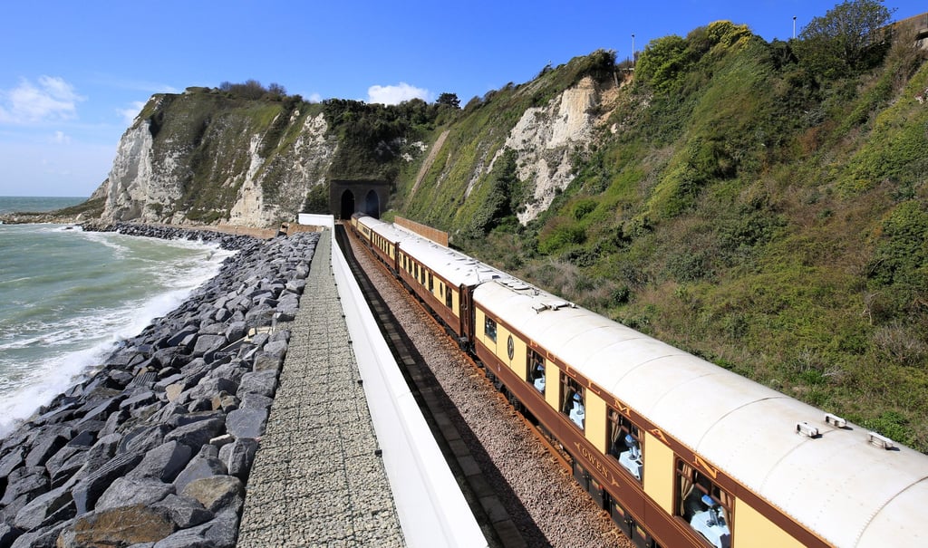 A British Pullman train passes through Dover in Kent, England. Photo: Getty Images A British Pullman train passes through Dover in Kent, England. Photo: Getty Images