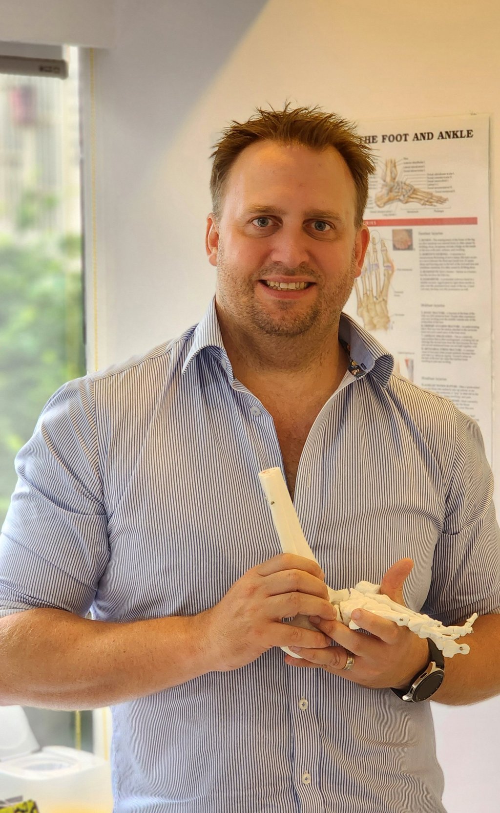 Brock Healy is the principal podiatrist at the Hong Kong Foot Clinic. Photo: Brock Healy Brock Healy is the principal podiatrist at the Hong Kong Foot Clinic. Photo: Brock Healy