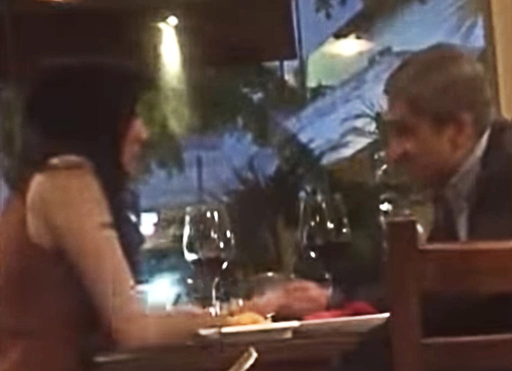 A leaked video showed MP Leon Perera, right, and youth wing chief Nicole Seah behaving intimately. Photo: Handout