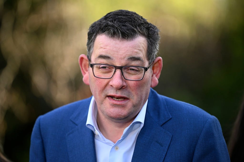 Victorian state Premier Daniel Andrews speaks to media after his government withdrew as host of the 2026 Commonwealth Games because of a blowout in projected costs. Photo: AP