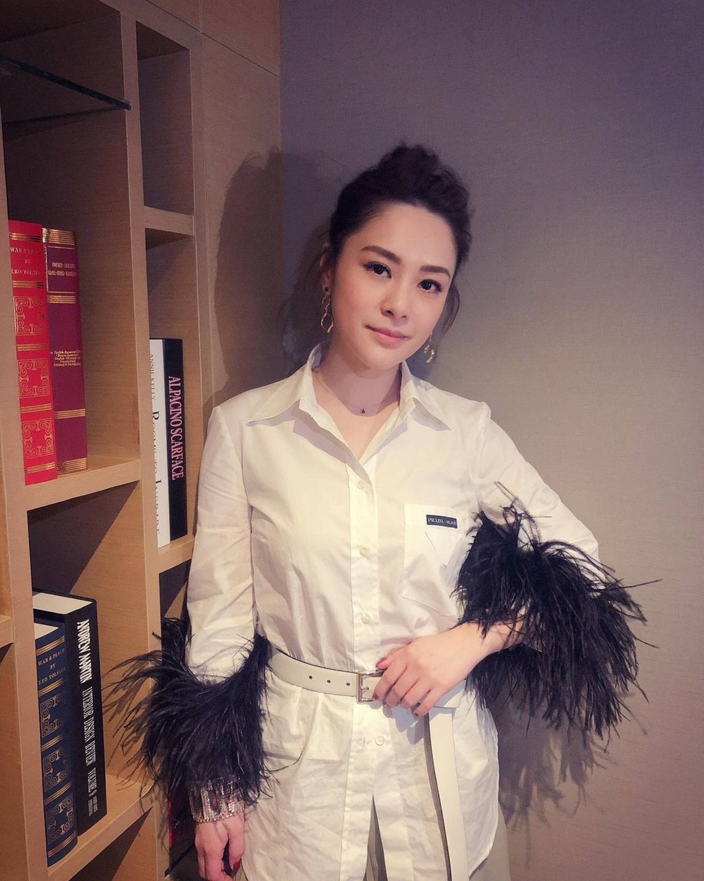 Gillian Chung shows off her effortless style in this Prada shirt. Photo: @q_gill/Instagram