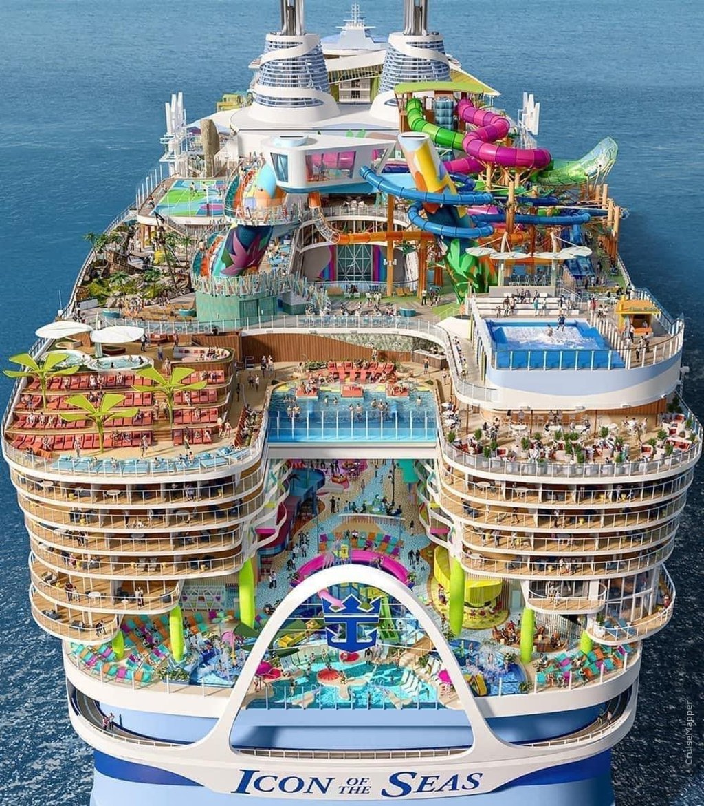 All aboard Royal Caribbean’s massive new cruise ship, Icon of the Seas