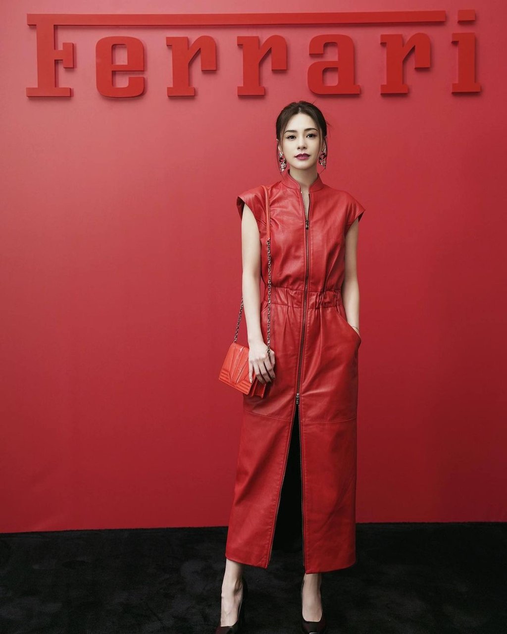 Gillian Chung attends a fashion event by Ferrari in February, in Milan, Italy. Photo: @q_gill/Instagram
