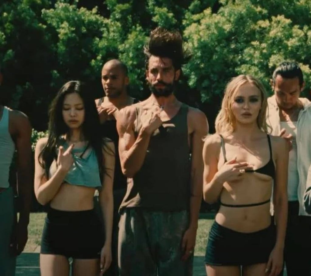 Jennie Kim and Lily-Rose Depp in a still from HBO series The Idol. Photo: HBO Jennie Kim and Lily-Rose Depp in a still from HBO series The Idol. Photo: HBO