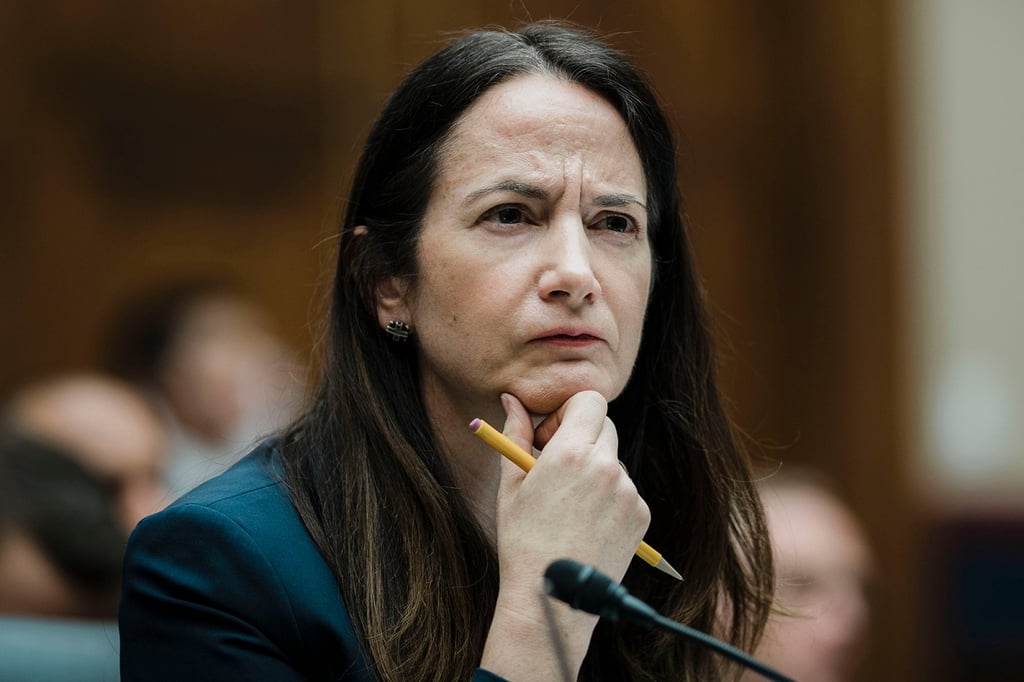Director of National Intelligence Avril Haines listens to a question while testifying before the House Permanent Select Committee on Intelligence hearing on Capitol Hill in March. Photo: TNS