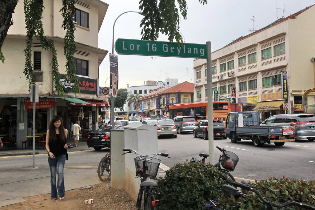 The Geylang area of Singapore, where Rajandran was spotted feeding pigeons on 16 separate occasions. Photo: AFP