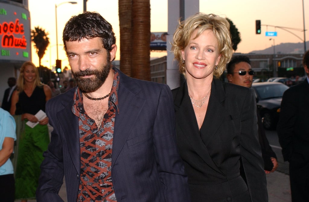 Antonio Banderas and his then wife Melanie Griffith arrive at a screening of Ballistic: Ecks vs Sever, starring Banderas. Photo: AP Antonio Banderas and his then wife Melanie Griffith arrive at a screening of Ballistic: Ecks vs Sever, starring Banderas. Photo: AP