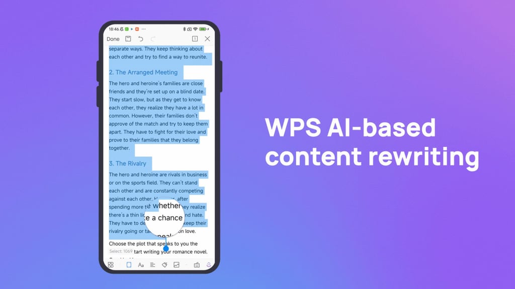 The new WPS AI tools use large language models to generate content based on users’ instructions. Image: Kingsoft Office Software The new WPS AI tools use large language models to generate content based on users’ instructions. Image: Kingsoft Office Software