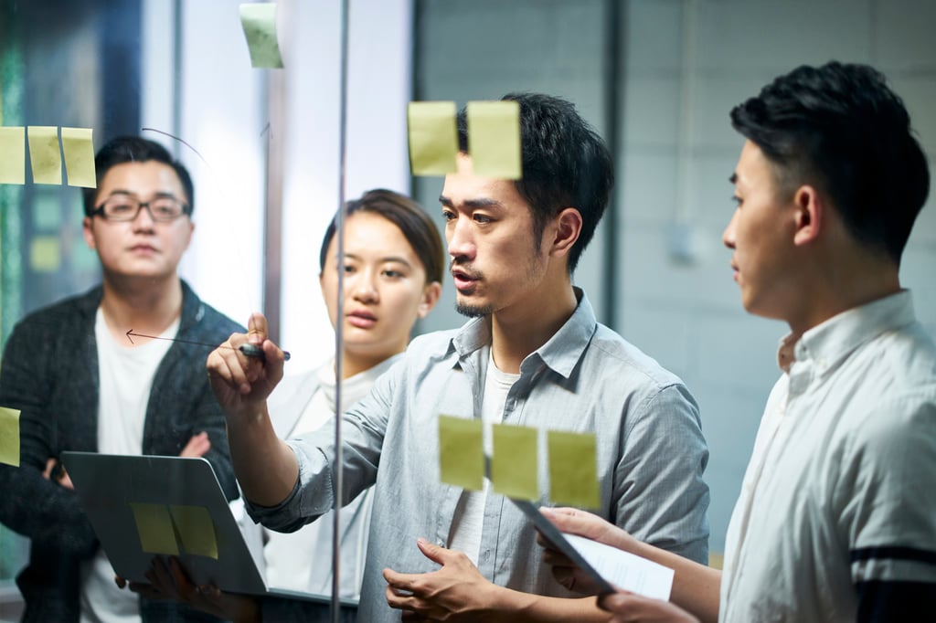 Generative artificial intelligence has the potential to empower individuals to use their working time more efficiently, freeing up more time for creative output in the workplace. Photo: Shutterstock Generative artificial intelligence has the potential to empower individuals to use their working time more efficiently, freeing up more time for creative output in the workplace. Photo: Shutterstock