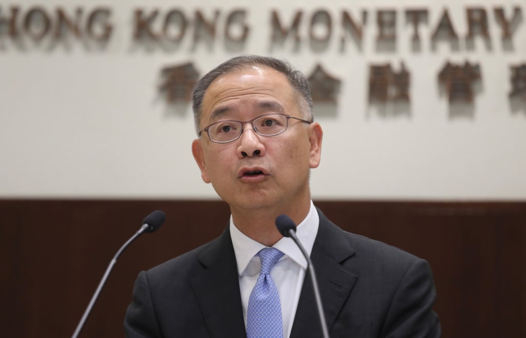 Hong Kong Monetary Authority CEO Eddie Yue. Photo: Xiaomei Chen