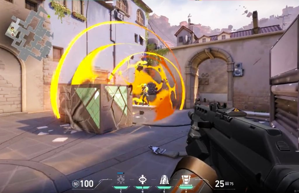 A screen shot of Valorant, the popular shooting game developed by Tencent Holding’s subsidiary Riot Games. Photo: Handout A screen shot of Valorant, the popular shooting game developed by Tencent Holding’s subsidiary Riot Games. Photo: Handout