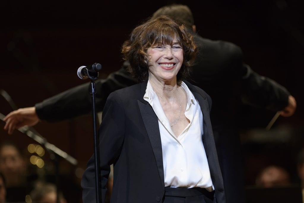 British actress and singer Jane Birkin performs on stage at the Festival Antigel in Geneva, Switzerland, in February 2018. Photo: EPA-EFE