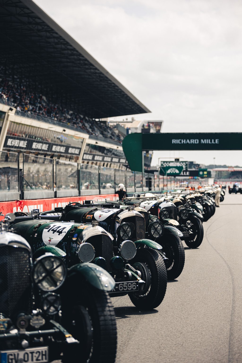 There were 8,500 classic cars on display beyond the racetrack. Photo: Richard Mille There were 8,500 classic cars on display beyond the racetrack. Photo: Richard Mille